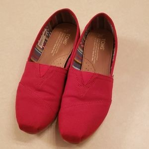 TOMS RED WOMENS